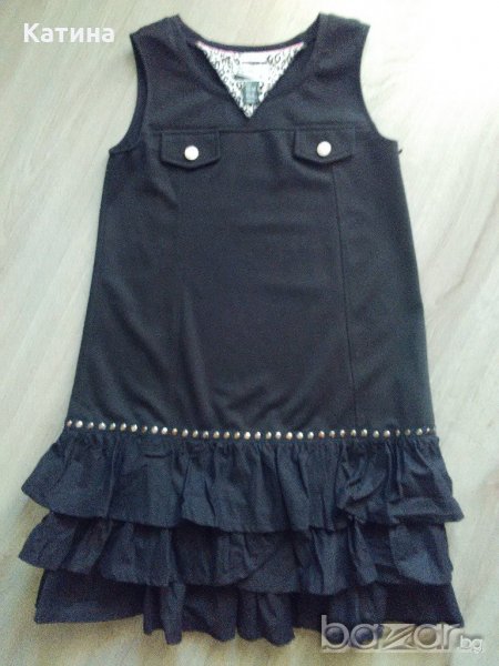 ZARA нова ефектна рокля/сукман в черно, снимка 1