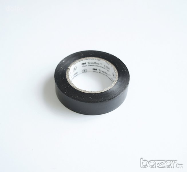 PVC изолирбанд лента черна 15mm х 10m, снимка 1