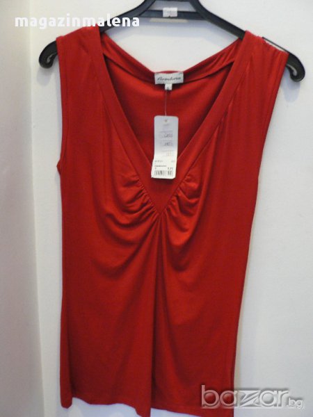 S червен дамски потник широки презрамки дамски потници, снимка 1