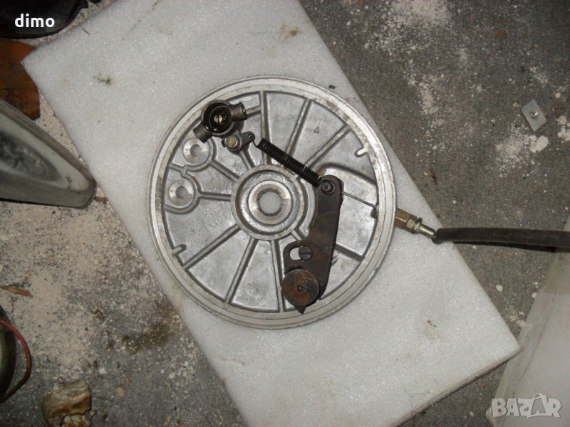 Спирачен барабан за стар ретро мотоциклет с кош Днепър, снимка 1