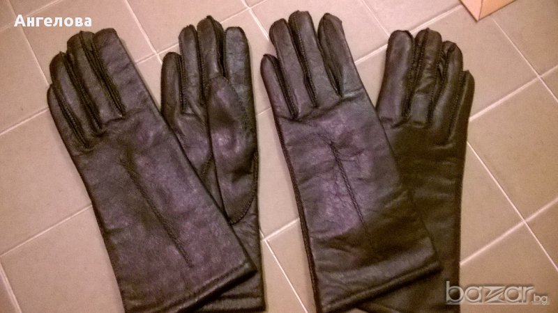 Дамски ръкавици с подплата ест.кожа 06, снимка 1