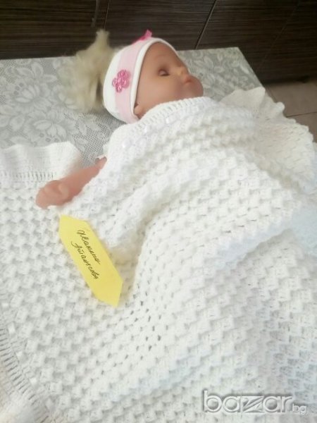 Бебешка пелена "Ангелска прегръдка" - за новородени бебета, снимка 1