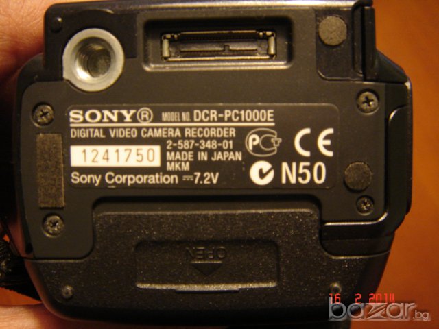 SONY  DCR-PC1000E- дигитална видео камера, снимка 2 - Камери - 4060527