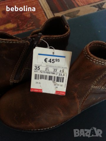 Боти естествена кожа ZARA, снимка 1