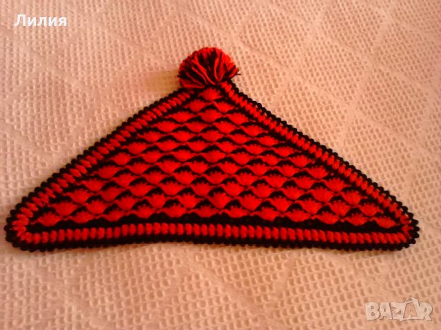 Калъфка на битова възглавница плетена уникат