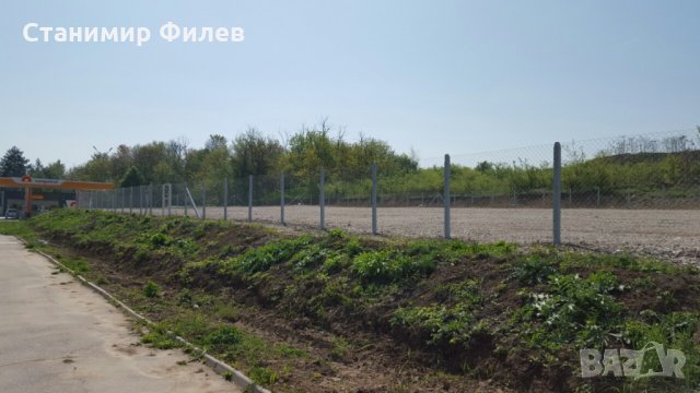 Ограда с Циментови колове и Поцинкована Мрежа, снимка 5 - Дограми - 25165321