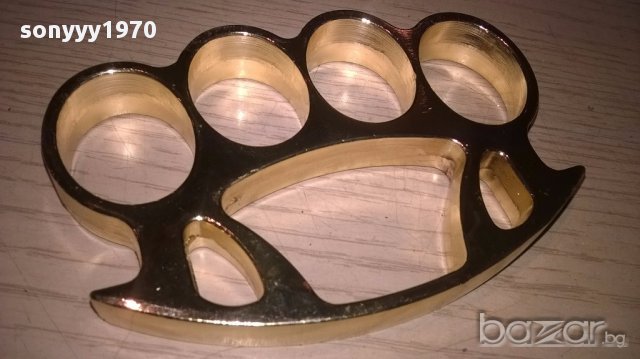 Бокс-в златист цвят 11/8см-внос швеицария, снимка 3 - Антикварни и старинни предмети - 13693341