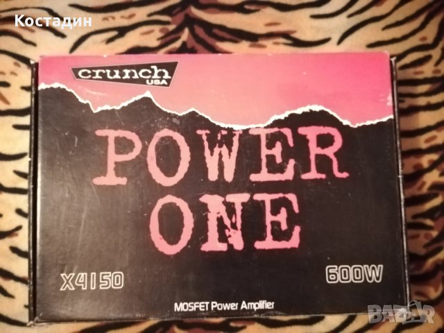 Авто усилвател Crunch Power One X4150, снимка 10 - Аксесоари и консумативи - 23924510