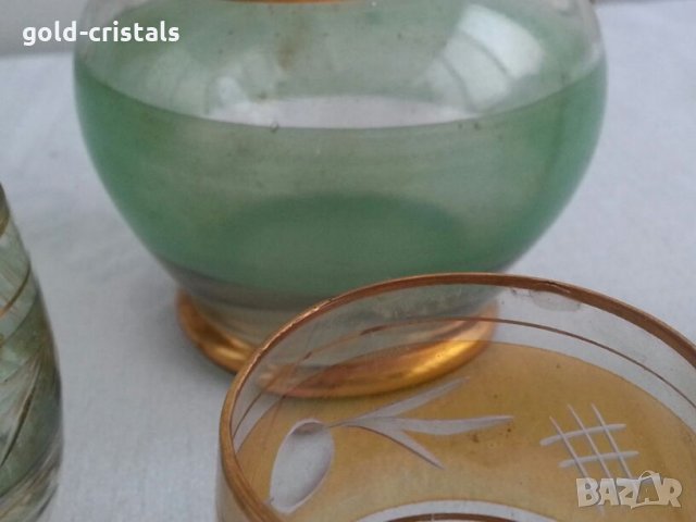 Гарафа с чашки , снимка 3 - Антикварни и старинни предмети - 23518605