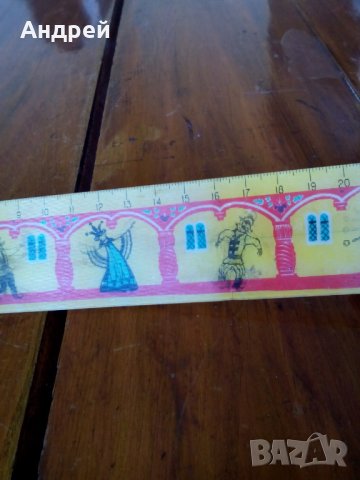 Стара ученическа линия, снимка 3 - Антикварни и старинни предмети - 25189026