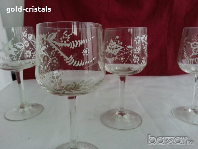 ретро чаши за вино или ракия, снимка 1 - Антикварни и старинни предмети - 19828536