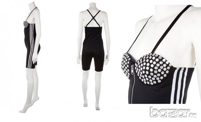 ADIDAS JEREMY SCOTT Дамско Бюстие Анцуг size S (34) и M (36), снимка 3 - Корсети, бюстиета, топове - 6552615