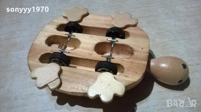 костенурка-дърво и механизъм-17х11х4см, снимка 6 - Колекции - 24220775