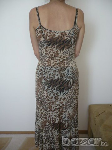 Тигрова елегантна рокля, снимка 3 - Рокли - 14806555