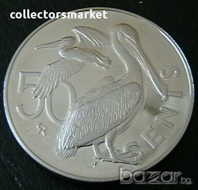 50 цента 1974 PROOF, Британски Вирджински острови