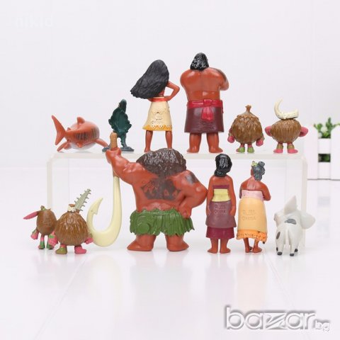 Смелата Ваяна и приятели играчки Moana PVC сет фигурки играчки топери за торта украса играчка, снимка 2 - Фигурки - 19889108
