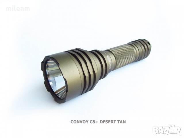 Модифициран фенер CONVOY C8 и С8+ до 1000 метра по ANSI, снимка 3 - Екипировка - 18351633