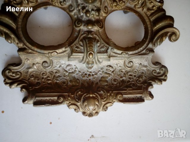 барокова мастилница от бронз, снимка 3 - Антикварни и старинни предмети - 22122331
