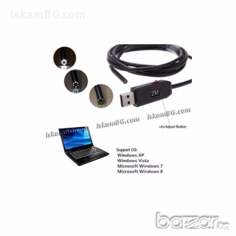 USB Ендоскоп 2м. / 5м. / 10м. - водоустойчив, снимка 2 - Други спортове - 13729862