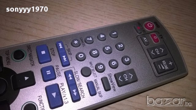 Panasonic dvd-recorder remote-внос швеицария, снимка 5 - Ресийвъри, усилватели, смесителни пултове - 17631152