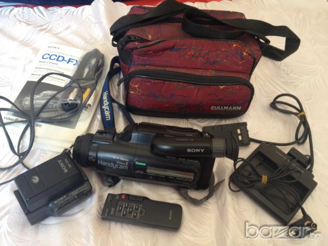 SONY Wintage Video Camera Recorder CCD-FX500E, чанта и аксесоари, снимка 1 - Камери - 20874476