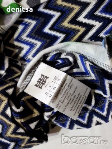 RIANI Womens Zig Zag Design Knit Cardigan Blouse Дамска Жилетка Size L - Нова, снимка 10 - Сака - 21103889