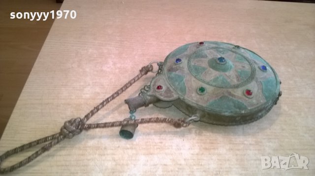 АНТИКА-ретро колекция-мед/месинг-патина-внос швеицария, снимка 8 - Антикварни и старинни предмети - 24500791