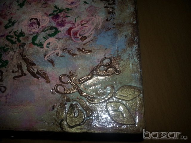 Кутия винтидж декупаж, снимка 8 - Декорация за дома - 15238264