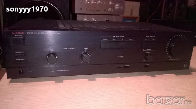 Luxman lv-100 amplifier made in japan-внос швеицария, снимка 4 - Ресийвъри, усилватели, смесителни пултове - 16655962