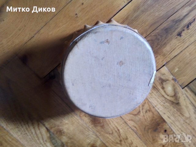 Кожена купа с капак за бижута-естествена кожа-камъче -ръчна изработка, снимка 2 - Декорация за дома - 25093524