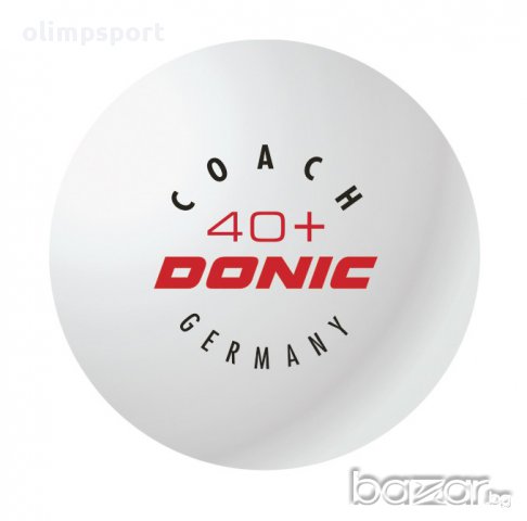топчета за тенис на маса Donic 40+ coach нови, снимка 3 - Тенис - 14203714