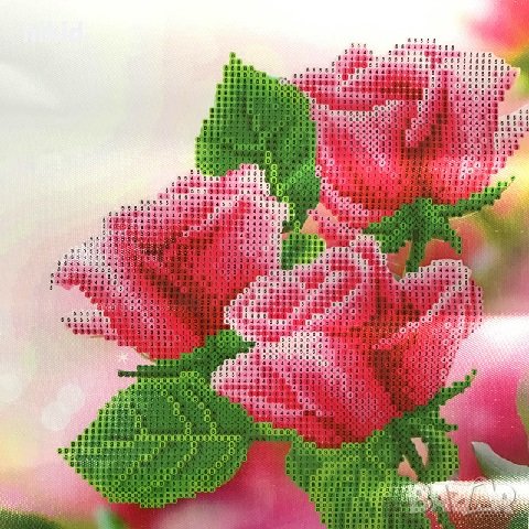 5D гоблен 3 рози диамантен гоблен картина мозайка за направа по схема с  камъчета в Гоблени в гр. Ямбол - ID26154277 — Bazar.bg