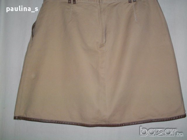 Еластична пола с висока талия "Gina Tricot" original brand, снимка 4 - Поли - 14940468