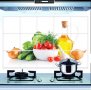 Зеленчуци и подправки лепенка стикер имитация плочки за плот на кухня