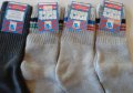 Памучни спортни чорапи размери 31-34 сиви немски памучни чорапи над глезена, снимка 2