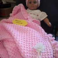 Бебешка пелена Розово облаче за новородени бебета, снимка 9 - Други - 19007614