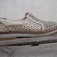 Дамски резани обувки от естествена кожа , снимка 11 - Дамски ежедневни обувки - 25692681
