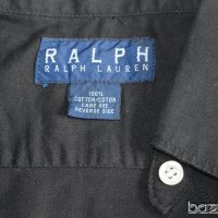 Ralph Lauren дамска черна риза 100% памук къс ръкав, снимка 4 - Ризи - 21725928