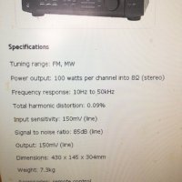 Ресивър Sony STR -DE245, снимка 4 - Ресийвъри, усилватели, смесителни пултове - 25329009