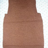 Ново плетено пуловерче, кафяво - ръст до 110 см, снимка 3 - Други - 19992577