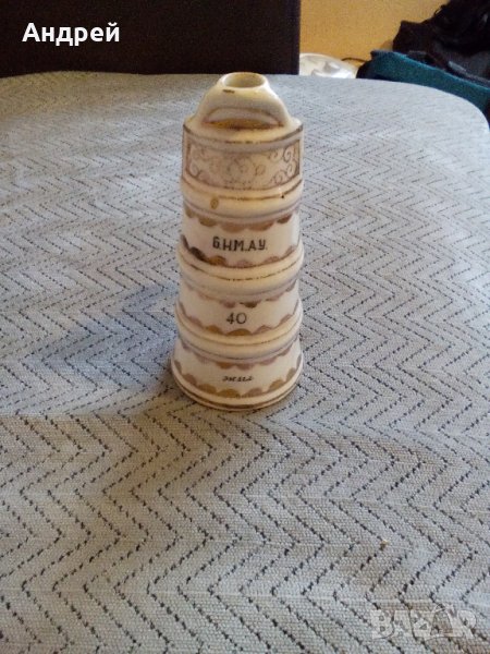 Стара порцеланова кана,каничка, снимка 1