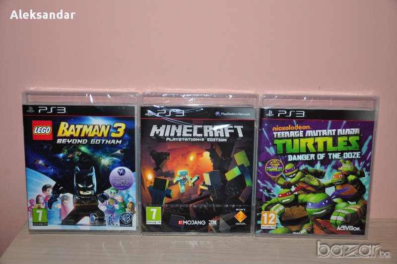 Нови игри.Minecraft,Костенурките Нинджа,батман,ps3,lego,пс3,batman, снимка 1
