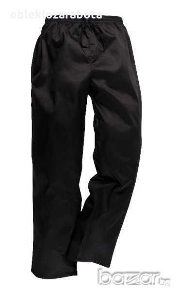 Черен готварски панталон С070, снимка 1