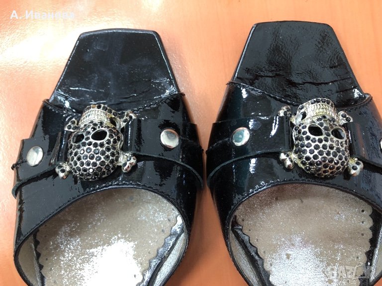 Дамски сандали естествена кожа, снимка 1