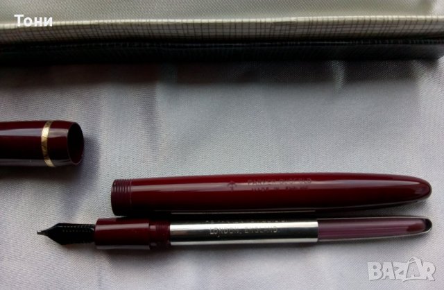 Писалка Parker Duofold Fountain Pen 14К - 1950 г , снимка 11 - Антикварни и старинни предмети - 22617219