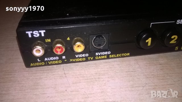 tst 5in 2out-внос швеция, снимка 2 - Ресийвъри, усилватели, смесителни пултове - 26169631