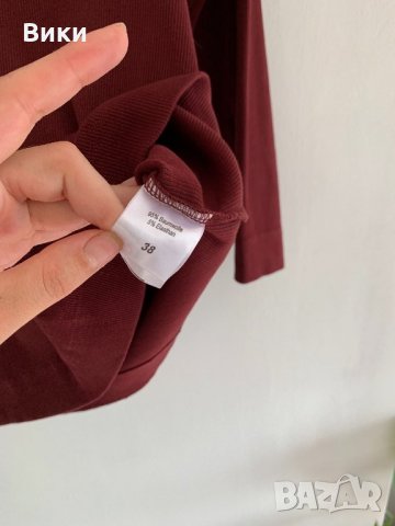 Бордо дамска блуза, снимка 5 - Блузи с дълъг ръкав и пуловери - 25469400