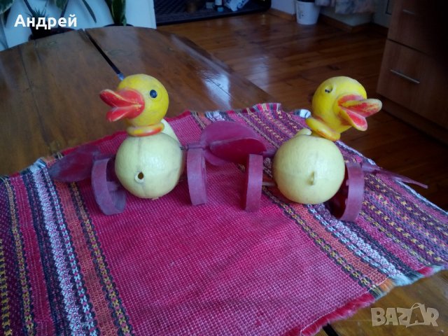 Стара детска играчка патета, снимка 2 - Антикварни и старинни предмети - 23729362