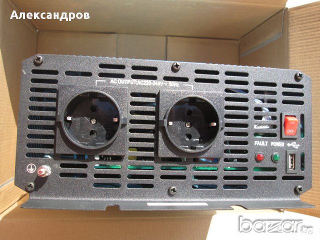 Инвертор чиста синусоида 12v 1500/3000 вата (германия), снимка 5 - Аксесоари и консумативи - 10678286