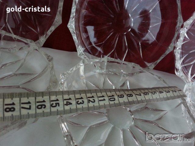  кристални чинии, снимка 6 - Чинии - 19796520